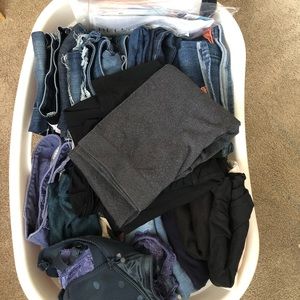 Basket of maternity clothes! ✨